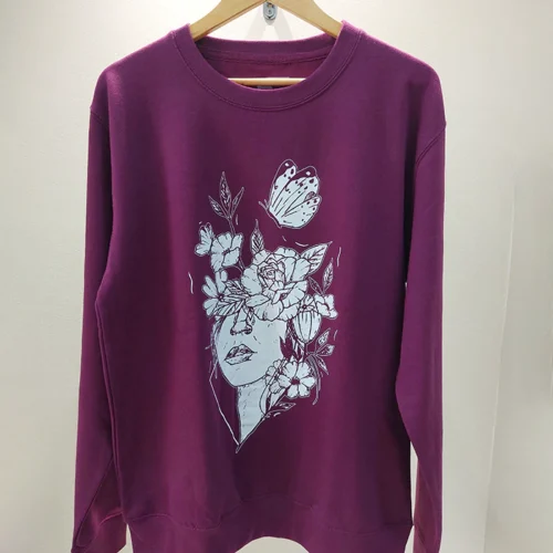 burgundy-front-side-T-Shirt