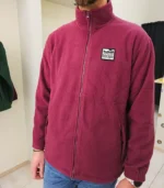 BURGUNDY FLEECE FRONT