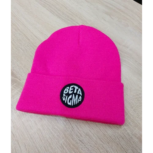 FUCHSIA BEANIE EMBROIDERY
