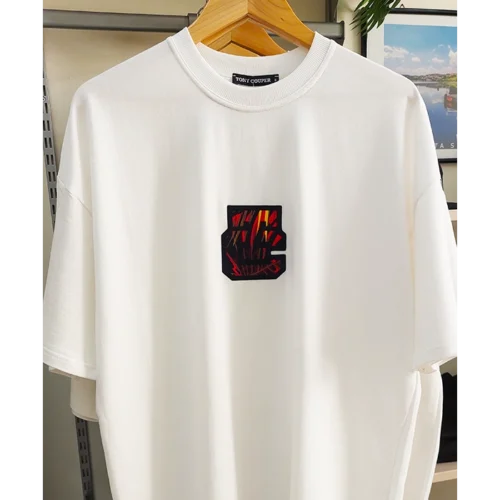 FLORAL WHITE OVERSIZED TONY COUPER FRONT