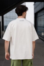 TONY COUPER FLORAL WHTE OVERSIZED TSHIRT BACK