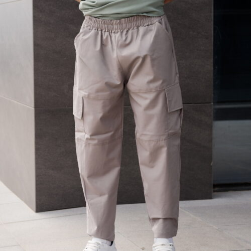 TONY COUPER GREY CARGO BUGGY PANTS VIEW