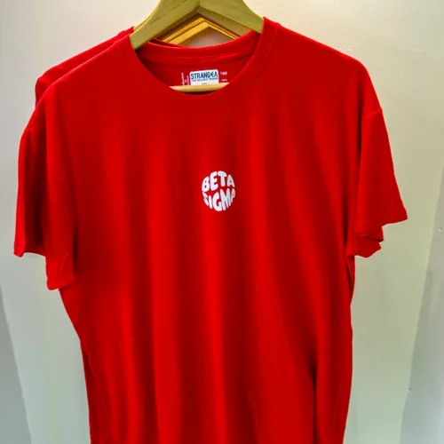 RED BETASIGMA LOGO REGULAR TSHIRT