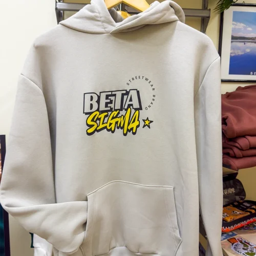 BETASIGMA CREAM UNISEX HOODIE
