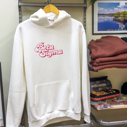 BETASIGMA OFFWHITE UNISEX HOODIE