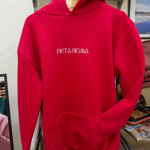 RED UNISEX BETASIGMA HOODIE